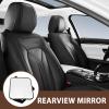 BESPORTBLE Car Mirror for Rear Facing Adjustable Interior Safety Rearview Mirror for Vehicle Large 23.5x15cm for Driver Safety view 3
