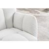 050-Teddy Fabric Rocking Gilder Nursery Chair for Living Room Indoor,Ivory view 4