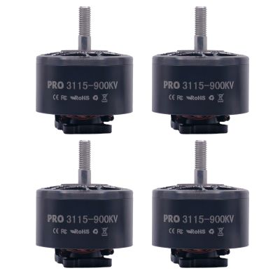 4Pcs Pro 3115-900kv Brushless Motor 4,6,8s for 8-10in Long Range Drone Parts,FPV Multicopter Drone,Racing Power,RC Airplane 4-8s Electric Motor,10.6 lbs Thrust for Quadcopter, Hexcopters,Octocopters