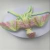 Articulated Phoenix Figurine  3D-Printed Poseable Mythical Firebird with Moveable Wings & Tail, Glow-in-the-Dark Desk Fidget Toy & Decorative Collectible Gift (Luminous neon lights, Large size) view 3