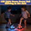 2Pcs LED Hover Soccer Ball Indoor Toys for 3-12 Year Old Boys Girls Christmas Birthday Gifts for 3 4 5 6 7 8 9 10 Years Old Kids Air Floating Soccer Toy Toddler Games Foam Bumper view 4