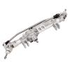 1/10 RC Front Axle Aluminum Alloy Diamond Shaped, Wireless Crawler Upgrade Part, CNC Machined Front Portal Axle with Steel Gears for Axial Wraith RR10 90018 90020 90045 90048 90053 (Silver) view 3