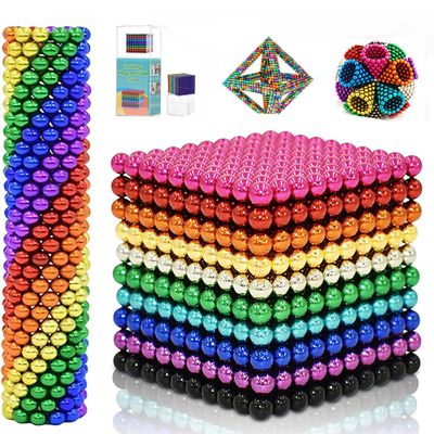 -Balls Building Slime Desk Toys for Stress Relief for Adult,-Balls Fidget Toys Office Putty Beads ([1010PCs]+10Colors)