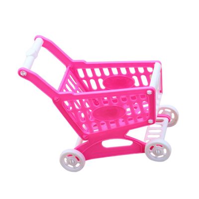 FRCOLOR 3pcs Miniature Shopping Trolley Models Set s Pretend Play Mini Supermarket Accessories for Role Play and Educational Fun Random Color