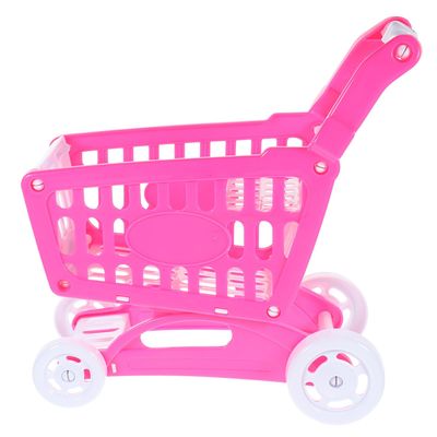 FRCOLOR 3pcs Miniature Shopping Grocery Cart Set, s Pretend Play Utility Trolley Models, Random Colors, Role Play for Boys