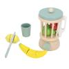 Nurnesy Wooden Blender Play Set, Toy Juicer Kitchen Appliance Pretend Cutting Fruits Wooden Blender Toy for Kindergarten and Home view 2