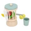 Nurnesy Wooden Blender Play Set, Toy Juicer Kitchen Appliance Pretend Cutting Fruits Wooden Blender Toy for Kindergarten and Home view 4