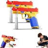 Building Block Toy Gun with Shell Ejection, Simulation Design Pistol with Trigger Action, Block Guns That Shoot view 1