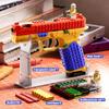 Building Block Toy Gun with Shell Ejection, Simulation Design Pistol with Trigger Action, Block Guns That Shoot view 4