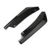 Car Front Rear Bumper Scratch Protector Strip Spoiler Diffuser Splitter Extension Carbon Fiber Winglets Side Skirt Universal(Black) view 1