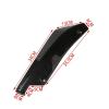 Car Front Rear Bumper Scratch Protector Strip Spoiler Diffuser Splitter Extension Carbon Fiber Winglets Side Skirt Universal(Black) view 3
