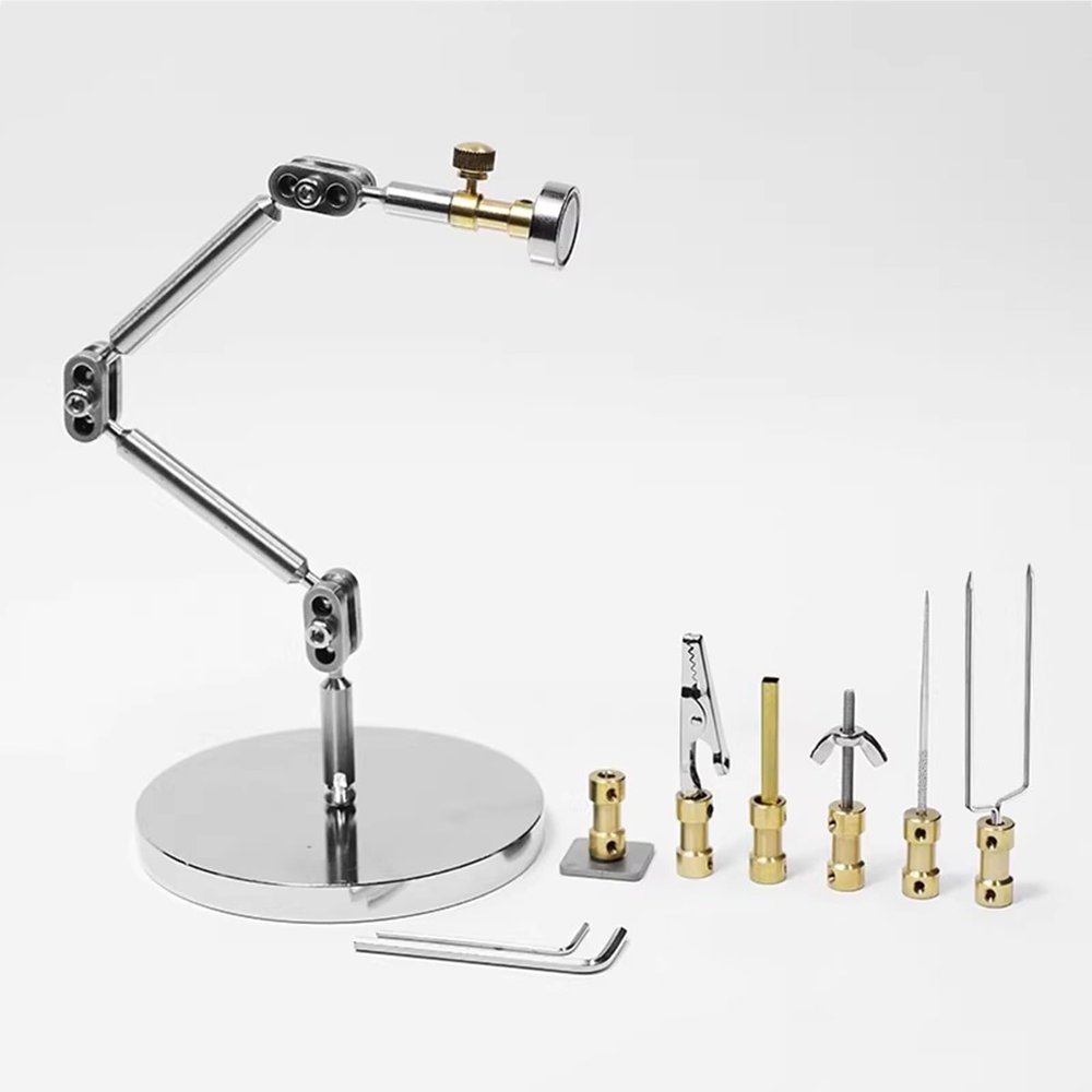 Stop Motion Animation Stand Kit, Stainless Steel Armature Rigging System, 32cm Extendable Arm, with 7 Connectors, for Claymation, DIY Animation & Product Photography