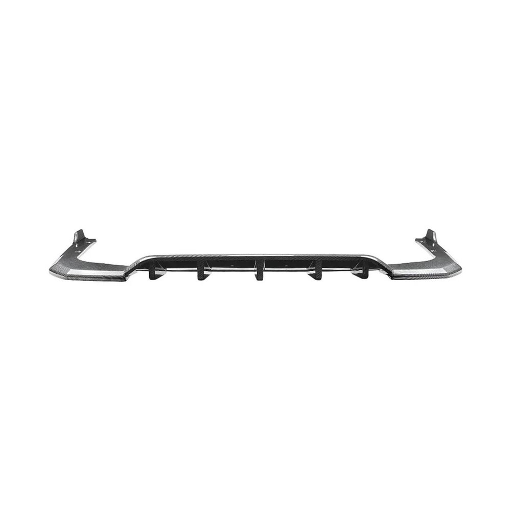1 Set Add-On Rear Diffuser Extension Compatible With KIA Stinger 2018 2019 2020 2021 ABS Kit Spoiler Posterior Lip(Carbon Fiber Look)
