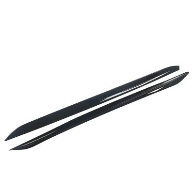 Gloss Black Side Extension Skirt Compatible with 3 Series G20 G28 M-Sport Bumper 2019-2020 Auto Modification Part