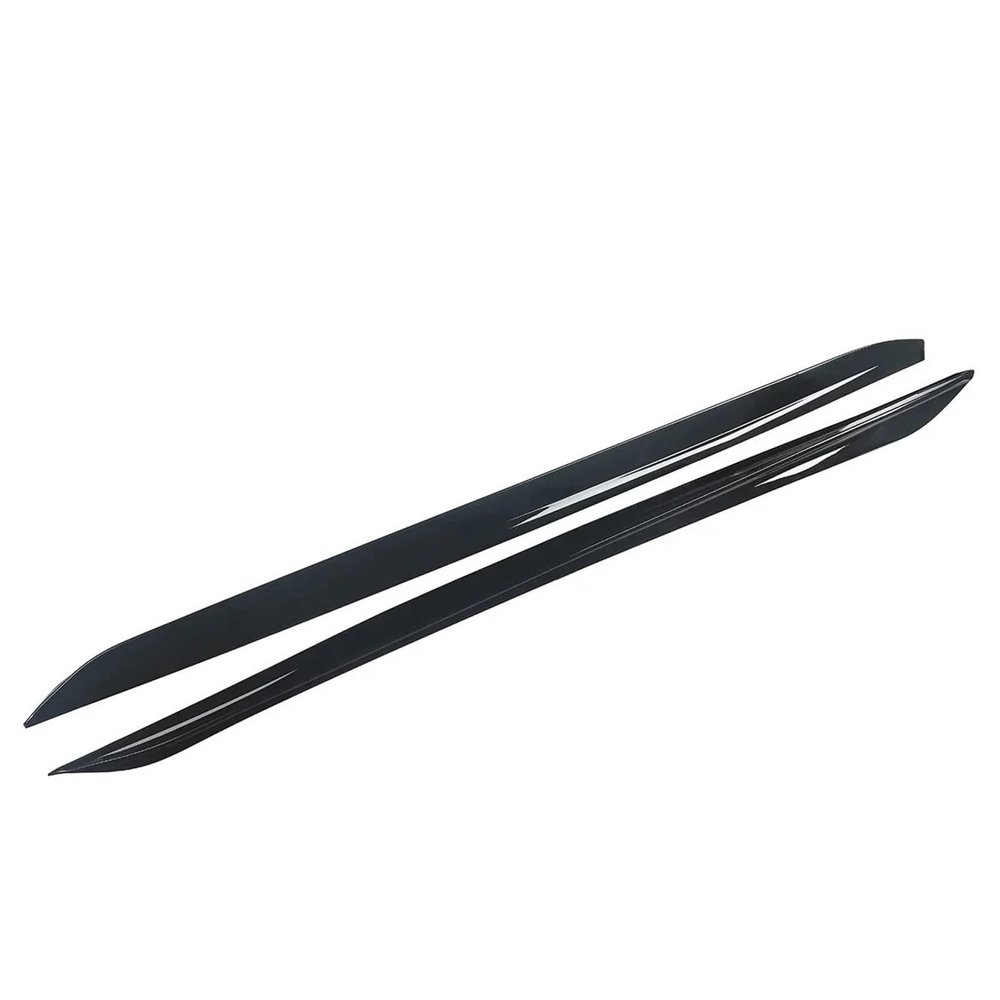 Gloss Black Side Extension Skirt Compatible with 3 Series G20 G28 M-Sport Bumper 2019-2020 Auto Modification Part