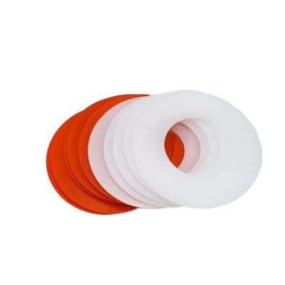 Excavator Nylon Gasket Round Thick Plastic Bucket Shaft Gasket Accessories(50x100x2 2pcs)