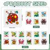 Cinrobiye 24 Pack Insect Coloring Jigsaw Craft Kit for Kids, DIY Bug Activity Set Bulk with 12 Designs, Butterfly Bee Ladybug Puzzle, Spring Party Favors, Classroom Art Projects view 2