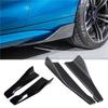 1 Pair Car Rear Bumper Trim Protector Car Side Skirt Cover Car Corner Bumper Guards Compatible for Screws Universal Fit(B Glossy Black) view 2