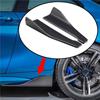 1 Pair Car Rear Bumper Trim Protector Car Side Skirt Cover Car Corner Bumper Guards Compatible for Screws Universal Fit(B Glossy Black) view 3