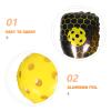 IMIKEYA Pickleball Paddle Balloons Party Decorations Set for Sports Theme Birthday, Inflatable Yellow Aluminum Foil Balloons with 6 Paddles and 18-inch Balls for Outdoor Events view 3