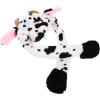 Kisangel Animal Ear Inflatable Plush Hat with Movable Ears Cartoon Festival Party Headwear for Boys Adults Cosplay Animal Headgear Cow Design Random Color view 1
