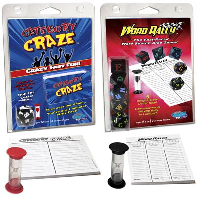 Buddypalgames 2-Pack  Category Craze and Word Rally Fast-paced, Family-Friendly Word-Fun Games!