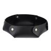 Beaupretty Large Black Pu Leather Dice Tray Foldable Dice Storage Box Household Sundries Organizer for Board Game Accessories and Travel Use view 1