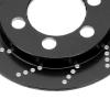 4pcs RC Brake Caliper Set, Aluminum Alloy Brake Disc for 1.9 Inch Wheel, Simulated Brake Rotor with Realistic Look, Compatible with 1/10 RC Crawler Car for Axial SCX10 (Black) view 4