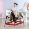 Kids Spring Rocking Horse, Ride on Horse for Girls and Boys with Animal Sounds, Plush Horse Ride-on with Soft Feel, Interactive Toy for Kids view 2