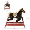 Kids Spring Rocking Horse, Ride on Horse for Girls and Boys with Animal Sounds, Plush Horse Ride-on with Soft Feel, Interactive Toy for Kids view 3