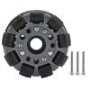 100mm Durable Nylon Rubber Omni Wheel, Omni Directional RC Car Wheel with 18 Rollers, for Robot Race Wheel 14041, 360 Steering and Lateral Maneuverability view 1