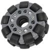 100mm Durable Nylon Rubber Omni Wheel, Omni Directional RC Car Wheel with 18 Rollers, for Robot Race Wheel 14041, 360 Steering and Lateral Maneuverability view 4