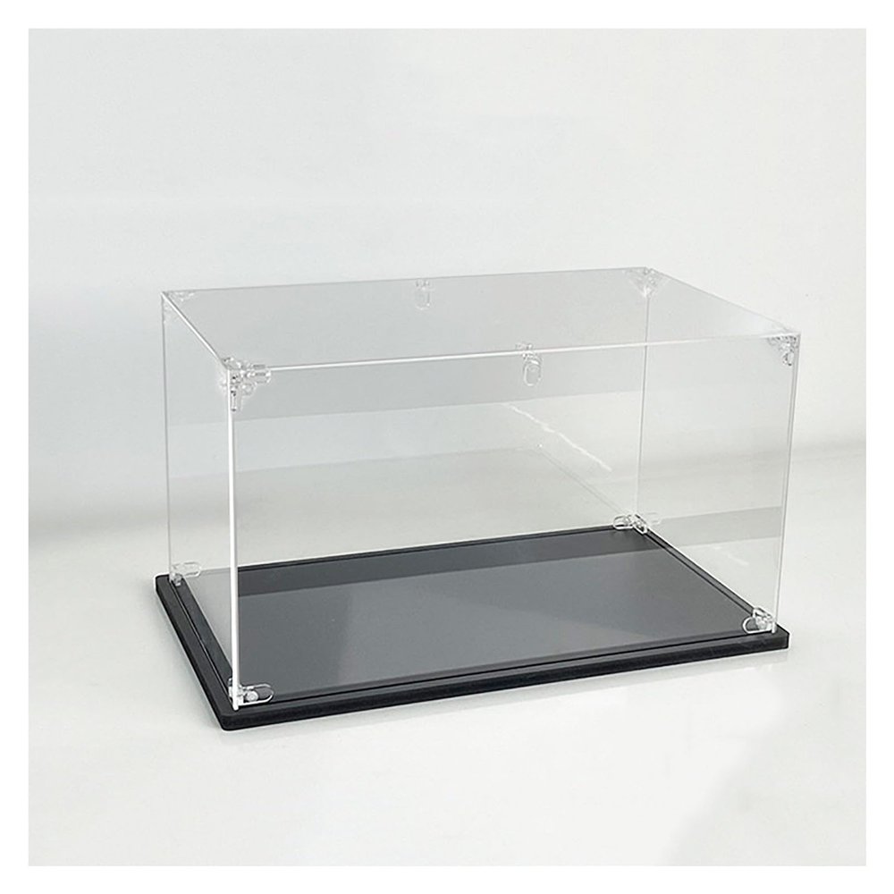 15cm High Cubic Display Box, Easy-to-Assemble Easy-to-Clean Acrylic Storage Case, Detachable and Stackable Boxes for Collectibles(35x50cm/13.8x19.7in)