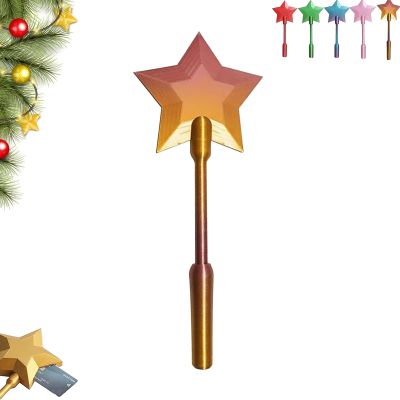 3D Printed Wand Tap to Pay, Taps to Pay Wands,Star Magic Wand Contactless Payment Card Holder, Taps-to-Pay Credit Card Wands(Gold)