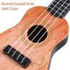 Alasum Gitarre KinderChildren Ukulele Toy Guitar Kids Musical Instruments for Toddlers with Ukelele Mini Guitar for Kids Beginners with Simulation Sound Quality for Music Learning(Light Brown) view 4