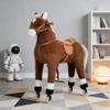 Large Walking Horse Toy for Kids, Ride-On Playmate with Wheels and Realistic Mane for Outdoor Adventures view 2