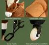 Large Walking Horse Toy for Kids, Ride-On Playmate with Wheels and Realistic Mane for Outdoor Adventures view 4