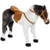 Ride on Horse for Toddlers 3-8 Years Old, Riding Horse with Neighing Sound, Stuffed Animal Horse Toy for Kids with Padding, Brown view 1
