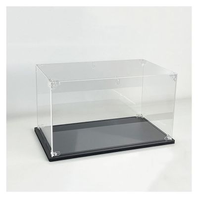 15cm High Cubic Display Box, Easy-to-Assemble Easy-to-Clean Acrylic Storage Case, Detachable and Stackable Boxes for Collectibles(40x40cm/15.7x15.7in)