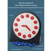 HLS maoyi Montessori Digital Clock Teaching Auxiliary Tools Wooden Activity Clock Life Teaching Homeschool & Classroom Materials view 2