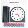 HLS maoyi Montessori Digital Clock Teaching Auxiliary Tools Wooden Activity Clock Life Teaching Homeschool & Classroom Materials view 4