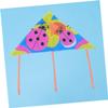 10pcs 60cm Flying Triangle Kites for Rainproof Silk Cartoon Outdoor Kites s Fun Windproof for Park and Garden Play Style view 4