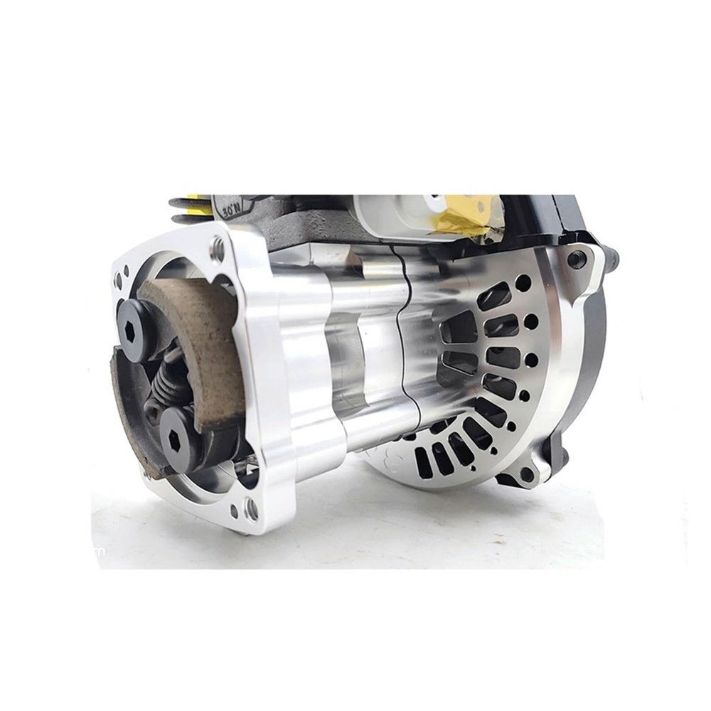 AEVHBAMXN Rc Car Gas 4 Bolt 38cc Engine (with 1191 Carburetor &CNC Cylinder Case) Compatible For 1/5 HPI ROVAN ROFUN BAJA Losi 5ive T GoPed RedCat AEVHBAMXN