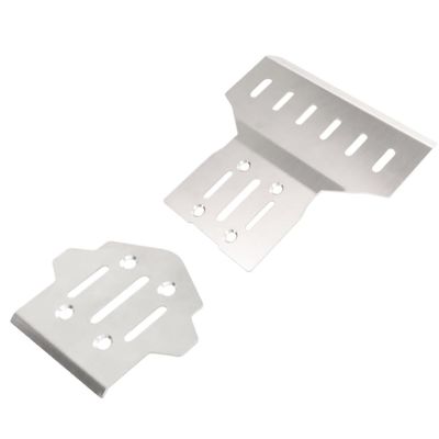 WdQtaMyRg 304 Stainless Steel Chassis Armor for 7303 1/7 Pull Remote Control Car Modification Accessories Compatible with 7303(Bumper Armor)