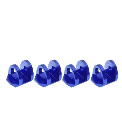 RC Car Toys For Arrma For Granite For Grom For Typhon For Grom 1/18 1/14 4PCS Aluminum Alloy Shock Cap Protector Reinforced Shock Guard(Blue)