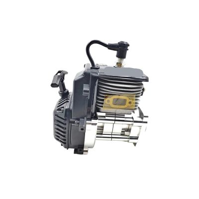 AEVHBAMXN Rc Car Gas 4 Bolt 38cc Engine (with 1191 Carburetor &CNC Cylinder Case) Compatible For 1/5 HPI ROVAN ROFUN BAJA/Losi 5ive T GoPed RedCat AEVHBAMXN