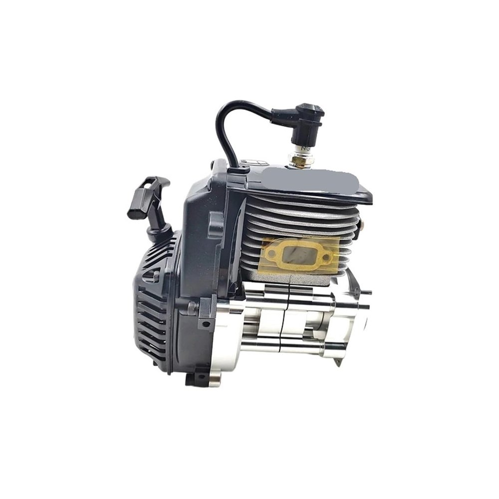 AEVHBAMXN Rc Car Gas 4 Bolt 38cc Engine (with 1191 Carburetor &CNC Cylinder Case) Compatible For 1/5 HPI ROVAN ROFUN BAJA/Losi 5ive T GoPed RedCat AEVHBAMXN