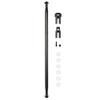 MIGHTY SCAPERS Metal Center Main Drive Shaft with Mount Compatible with 4WD 4x4 Short Course 1/10 Scale RC Car(Black) view 1