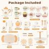 Tea Sets for 3-5 Girl Birthday Gift 3 Year Old Cupcake Toy view 2