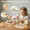 Tea Sets for 3-5 Girl Birthday Gift 3 Year Old Cupcake Toy view 4